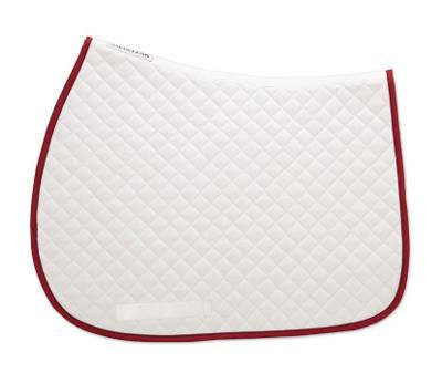 Thumbnail: Saddle Pad (White w/ Trim)