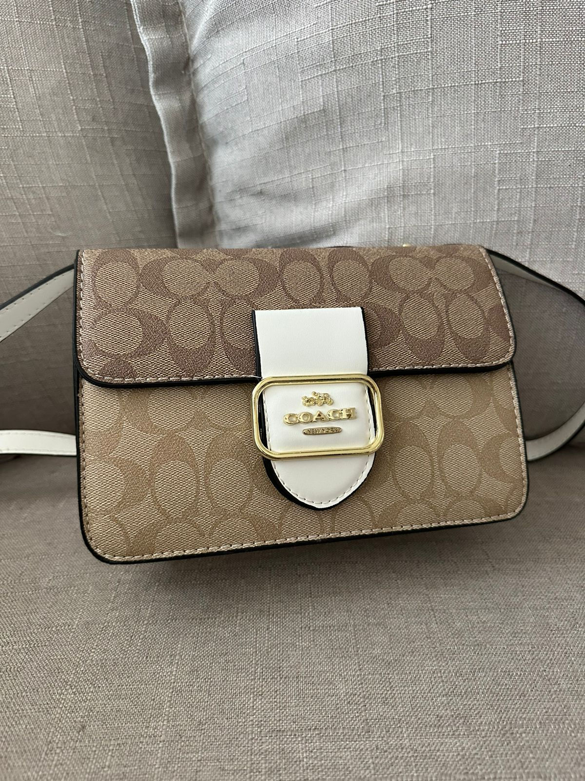 coach morgan blanca crossbody