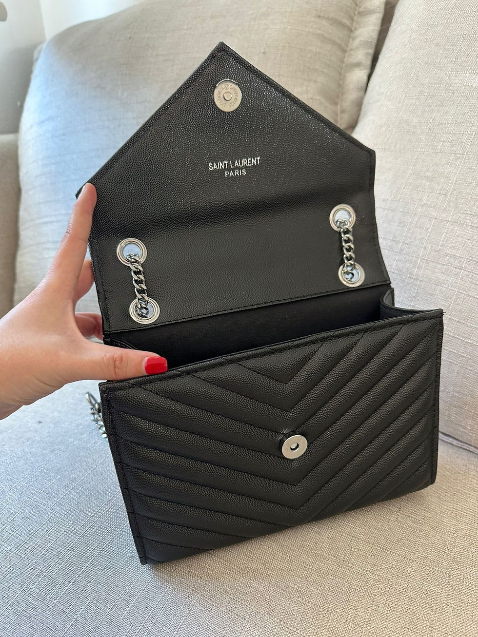 Miniatura: ysl envelope black silver