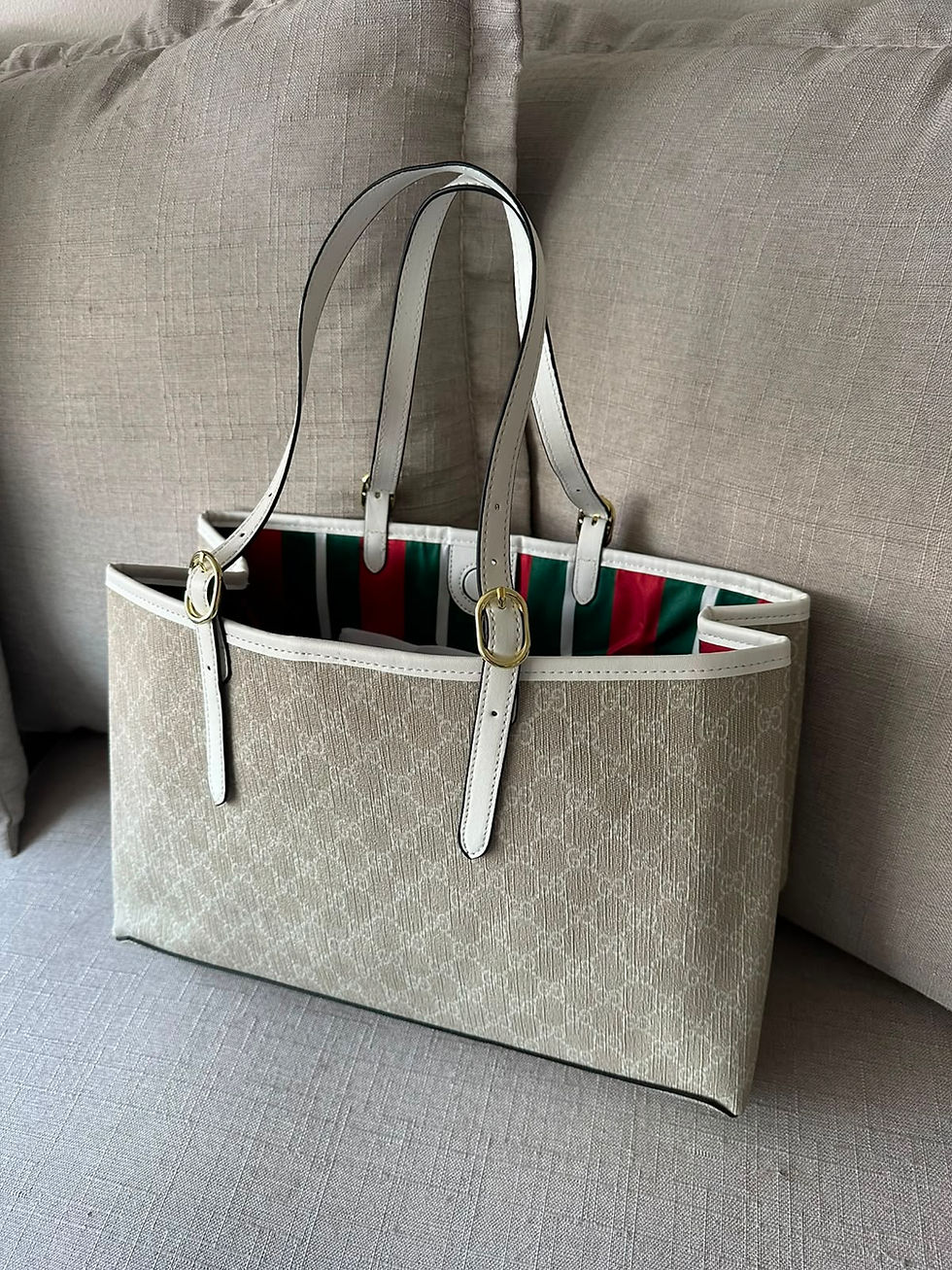 Miniatura: Tote emblem gg blanca grande