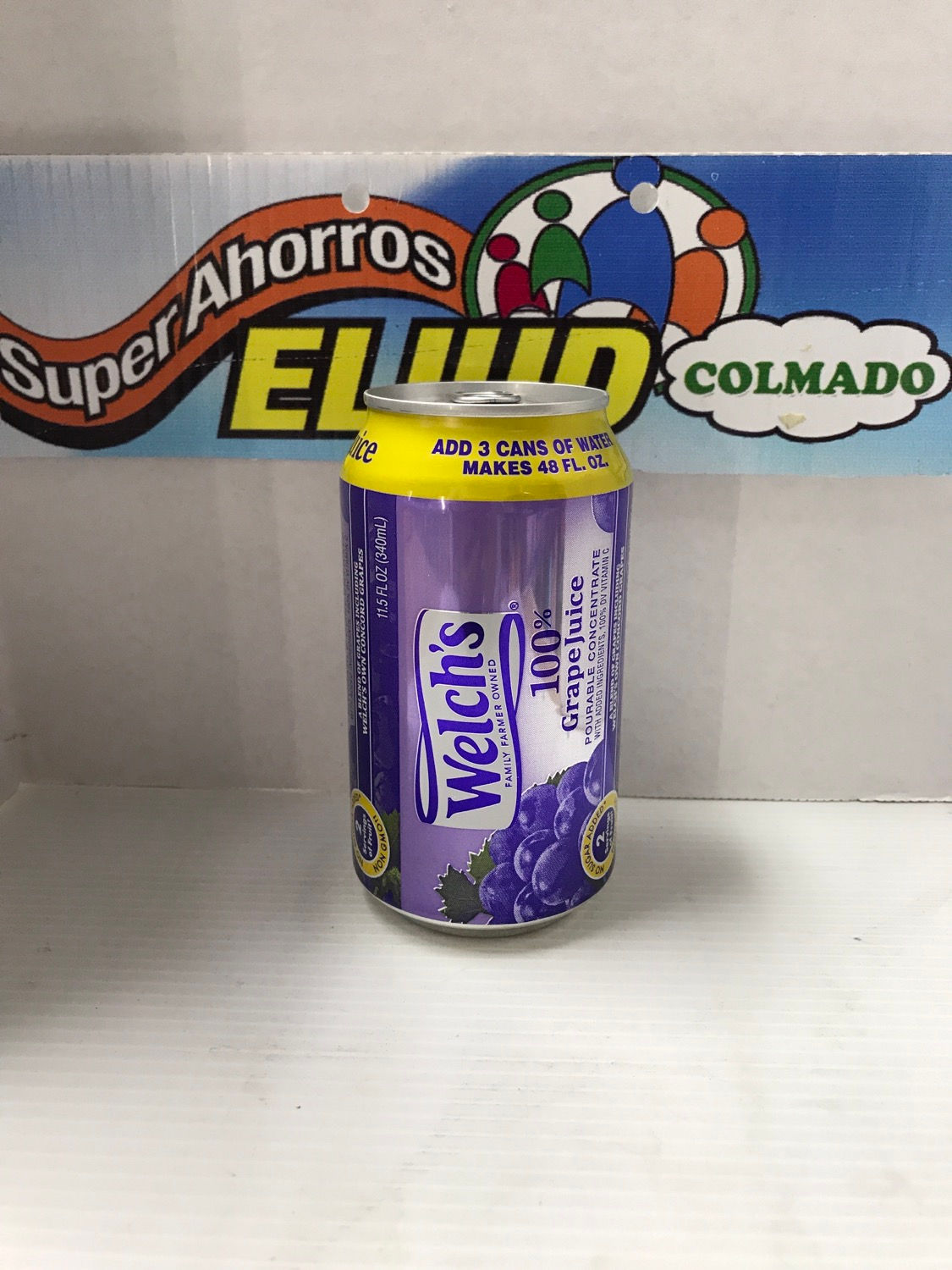 Jugo concentrado 11.5oz Welch’s UVA 100-%