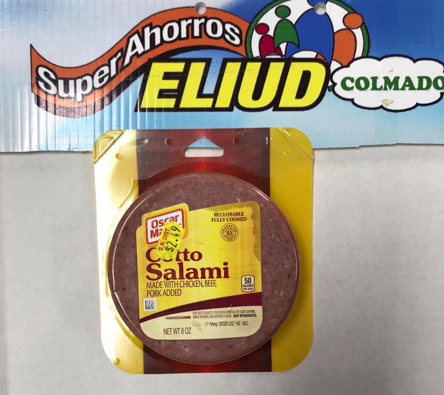 Oscar Mayer Cotto salami 8oz