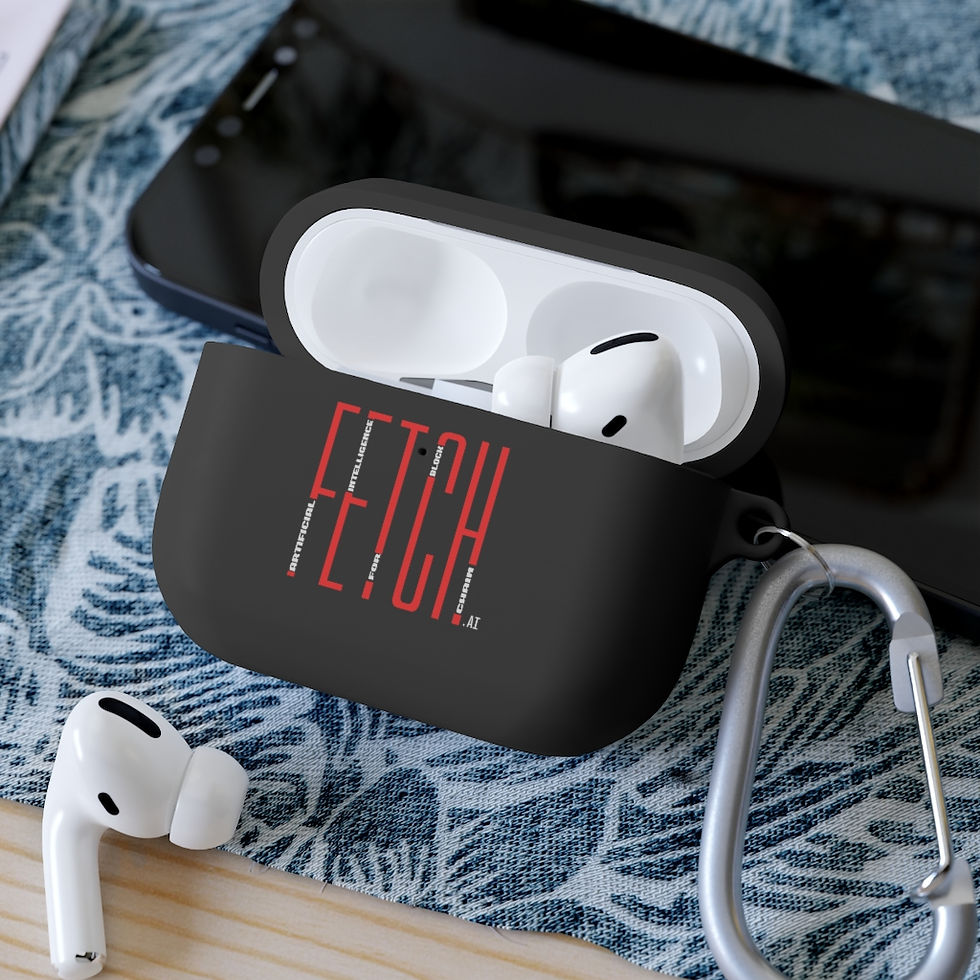 Thumbnail: FETCH.ai AirPods Case Cover BLACK