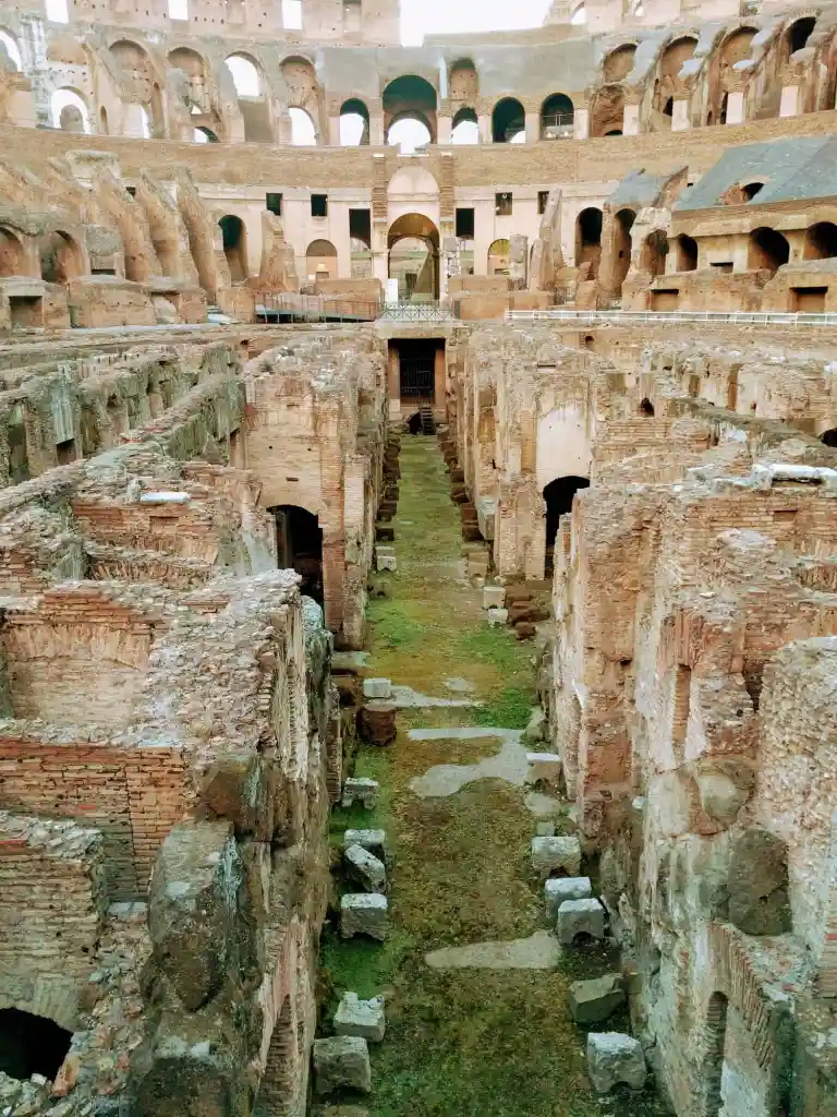 Underground Chambers of the Colosseum_Rome_Italy