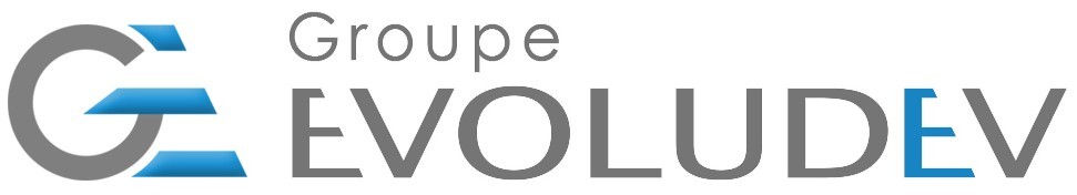 Logo entreprise de construction Groupe Evoludev