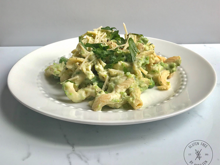 Pea Ricotta Chickpea Pasta