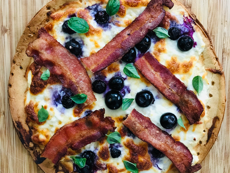 Blueberry Goat Cheese Pizza
