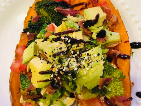 Super Loaded Sweet Potato