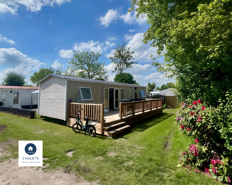 Luxe chalet met 3 slaapkamers en 2 badkamers