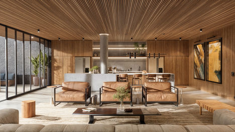 Perspective, render, architecture, 3D, arquitetura, renderização, perspectiva, Interior, Interiores