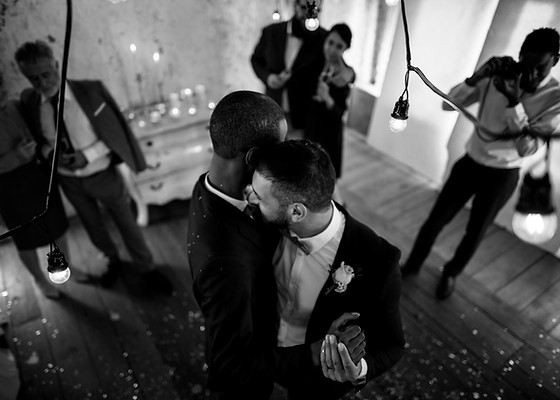 Gay Couple on their Wedding