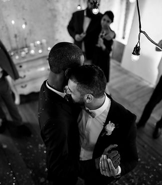 Romantic wedding dance