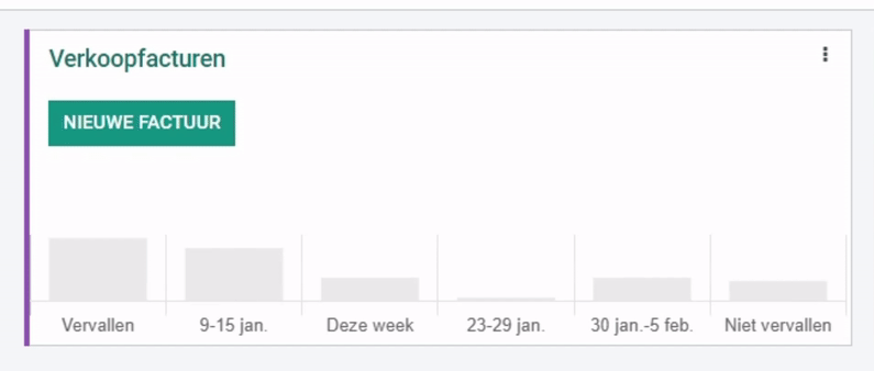 plutus accountants - odoo v15 knop nieuwe factuur