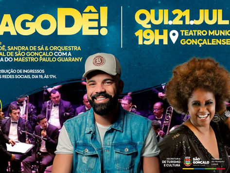 Sandra de Sá se apresenta no Municipal de São Gonçalo