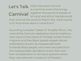 Let’s Talk Carnival