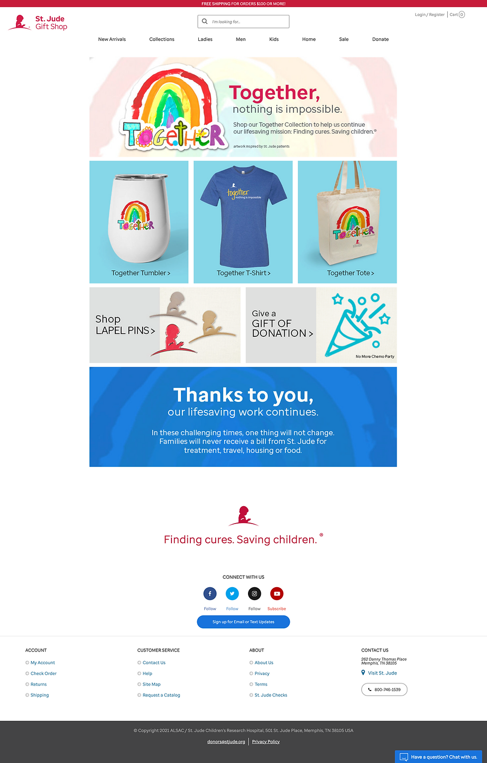 Together Landing Page-Desktop