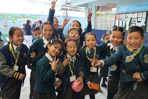Students at Jubilant School, Gangtok looks always happy after the school and pushes their parents to be present at school even on holidays