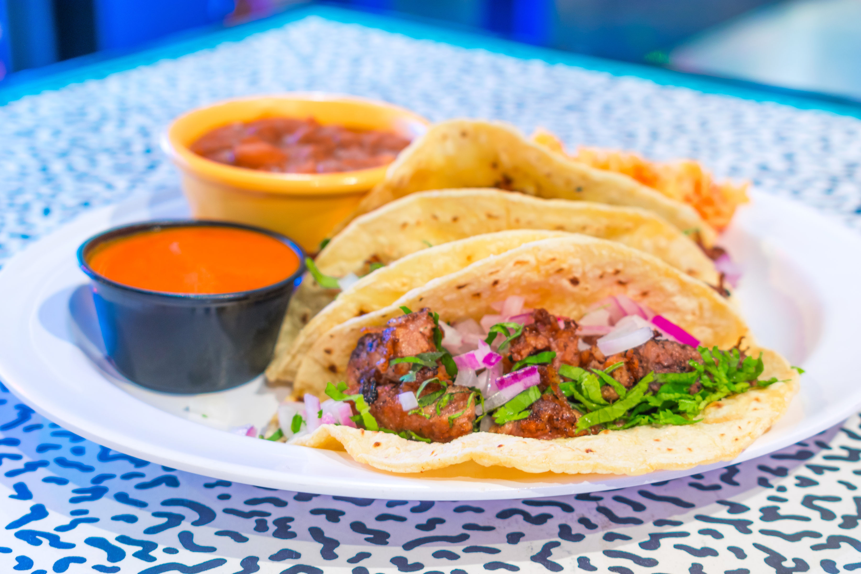 Arranged Food and Objects
