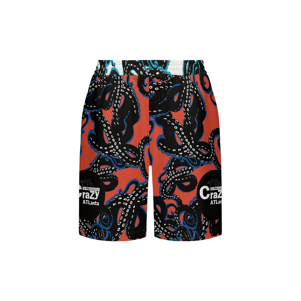 Mens Casual Shorts Crazy Atlanta