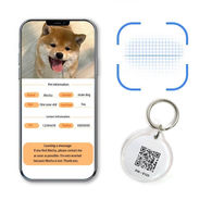 NFC Pet Tag stores digital pet profiles, owner contact details, and emergency information for quick identification and safer pet recovery