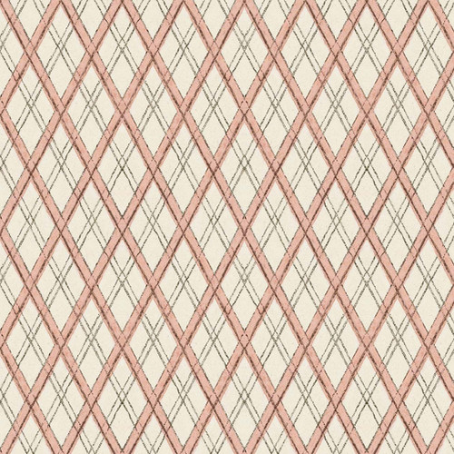 Little Lattice Wallpaper Pink Ottoline