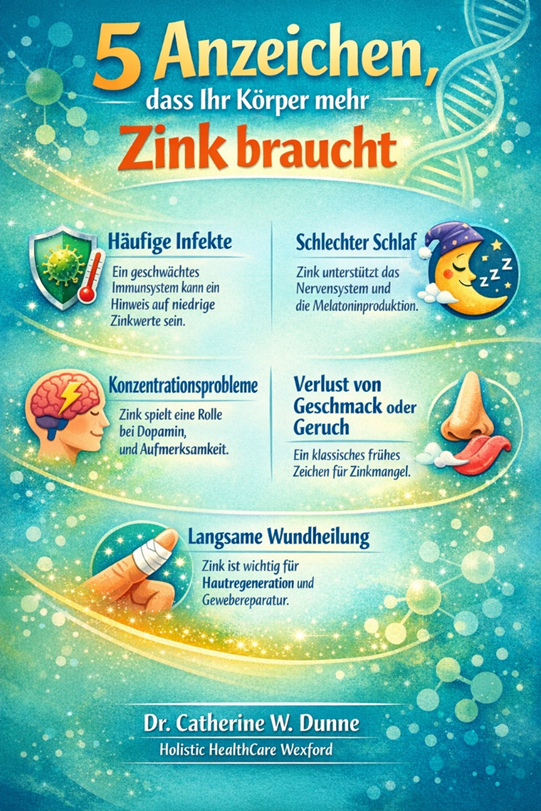 Zink – Das stille Spurenelement hinter Schlaf, Stress, Immunsystem und Aufmerksamkeit