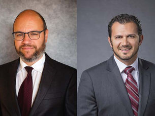 Felipe Rosso, M.D., and Laki Evangelidis, M.D., urology specialists providing care at Clay County Medical Center.