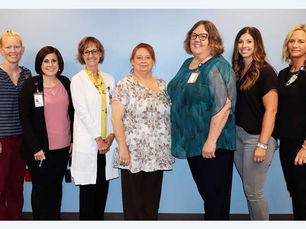 Members of Clay County Medical Center's Transitional Care Management team recognized for their award-winning efforts to improve patient care and post-discharge follow-up.