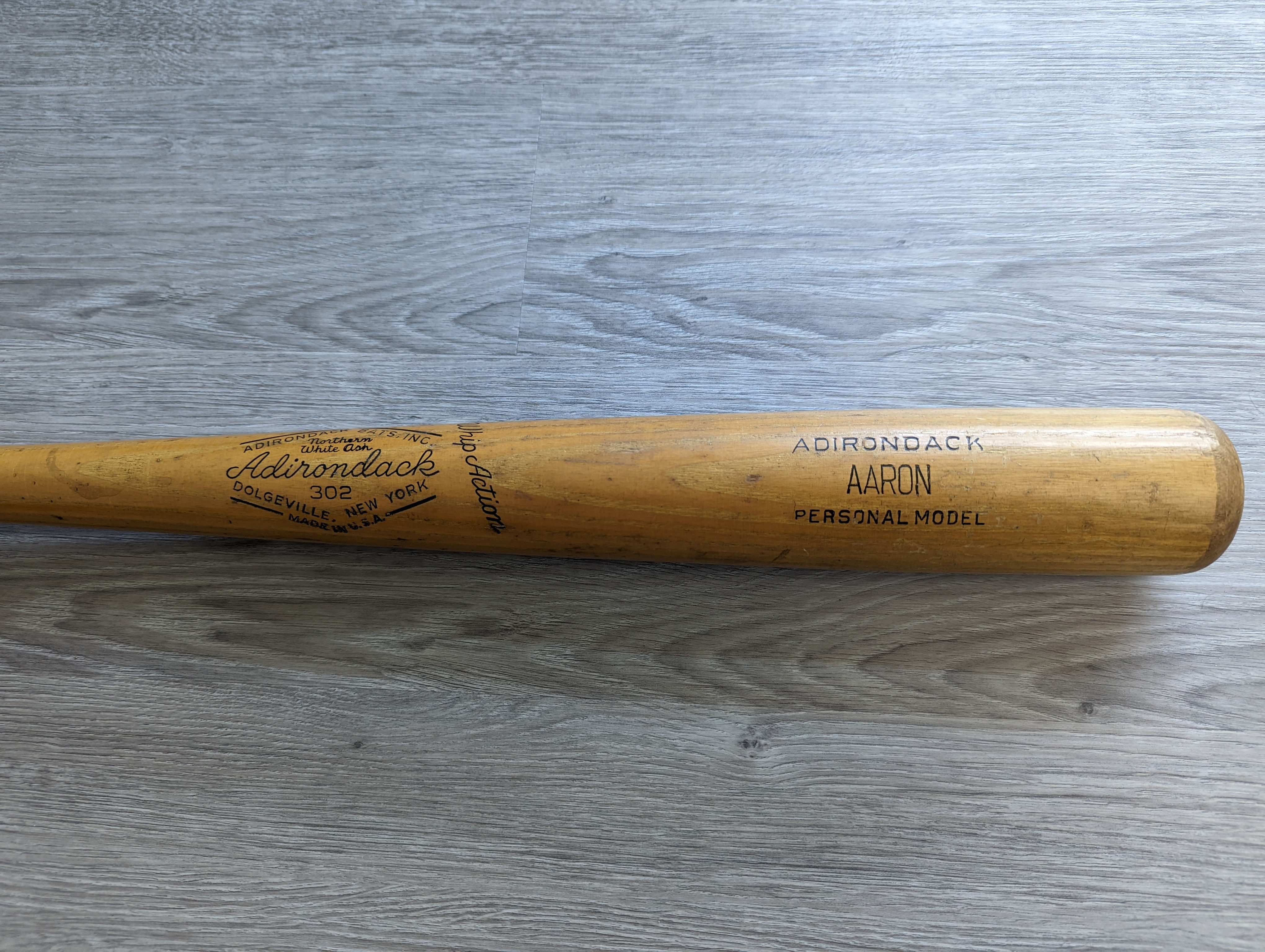 Hank Aaron Game Used 1960's Adirondack Bat PSA
