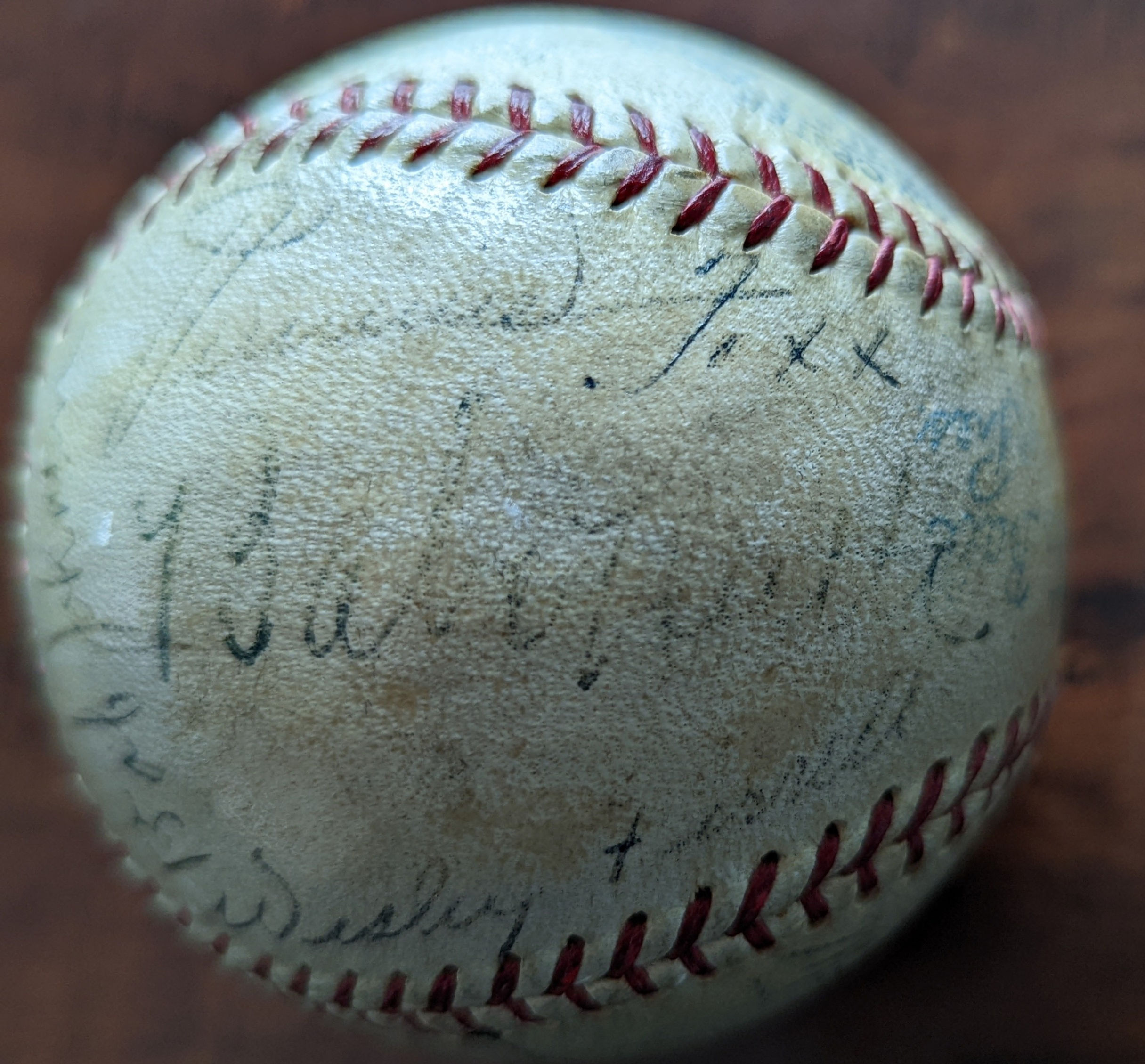 Babe Ruth Walter Johnson Gehrig Foxx Signed 1934 AL All Star Game Basebal