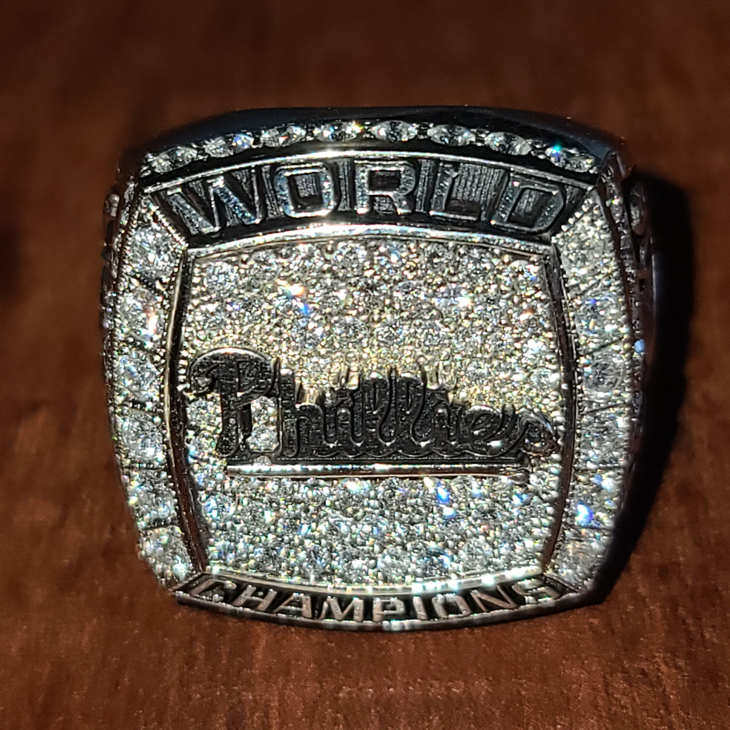 2008 Philadelphia Phillies World Series Championship Prototype 14k Diamond Ring