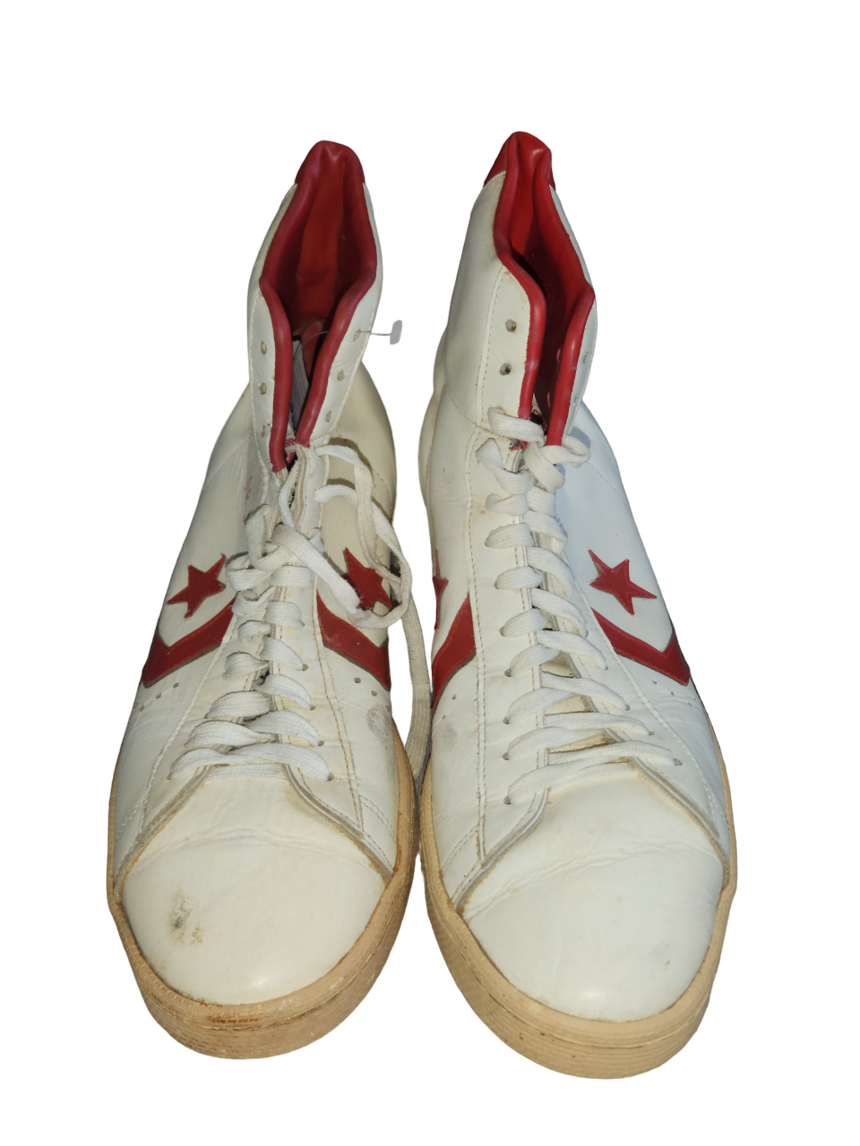 Thumbnail: Julius Dr. J Erving Signed Game Used Shoes Converse All Star MEARS JSA