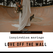 Inspiration mariage skate ⚡ Love off the wall ⚡ 