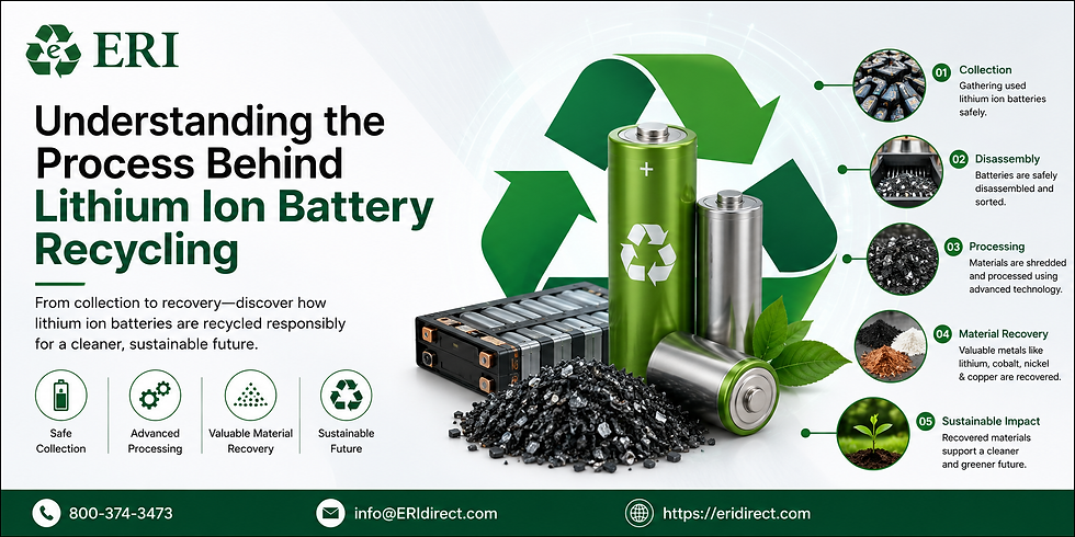Understanding the Process Behind Lithium Ion Battery Recycling
