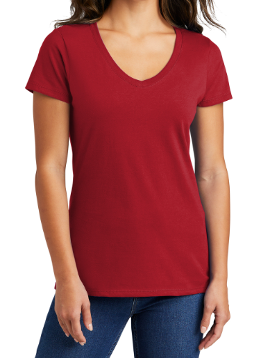 Thumbnail: Port & Company® Ladies Fan Favorite V-Neck Tee