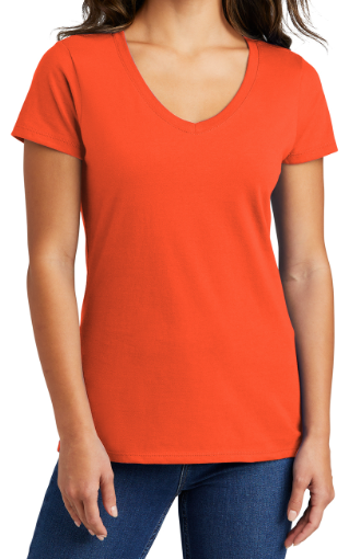 Thumbnail: Port & Company® Ladies Fan Favorite V-Neck Tee