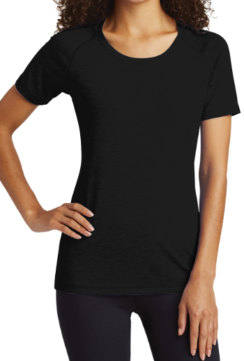 Thumbnail: Sport-Tek® PosiCharge® Tri-Blend Wicking Scoop Neck Raglan Tee