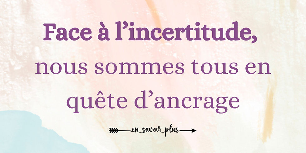Découvrez comment apprivoiser l’incertitude pour mieux réguler vos émotions et prendre des décisions alignées. 