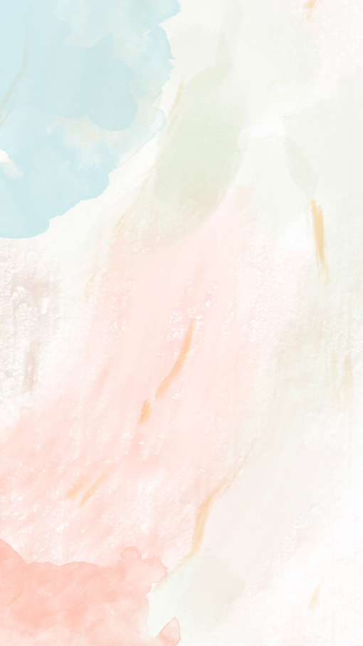 Jaune Rose et Vert Douce Aquarelle Aucune reproduction Téléphone Fond d'écran.png