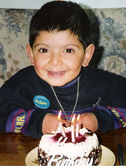 Adam on his 3rd Birthday