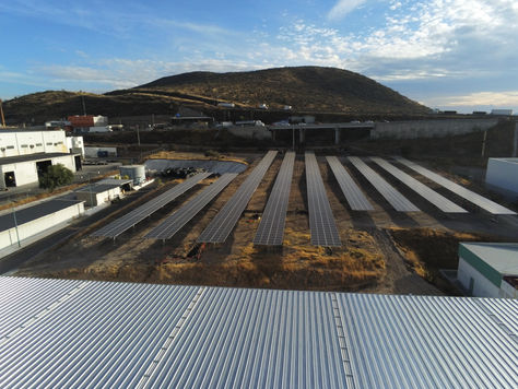 Segunda planta solar, proyecto de GOLDBECK SOLAR para el sector industrial en Querétaro
