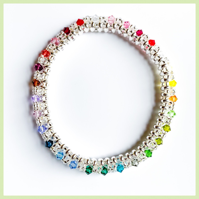 Sunset Hues Bangle Bracelet (In House)