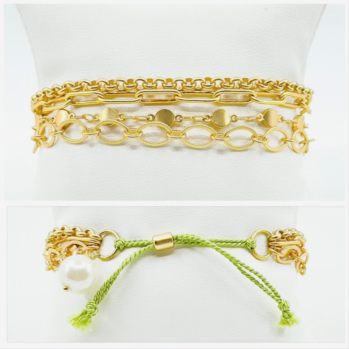 MultiStrand Chain Bracelet Bead Breakout