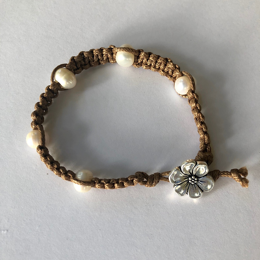 Beach Cord Boot Camp: Featuring Square Stitch Bracelet with Pearls