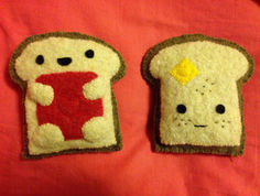 felt toast hand warmers