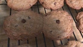 chocolate chip cookie boobs