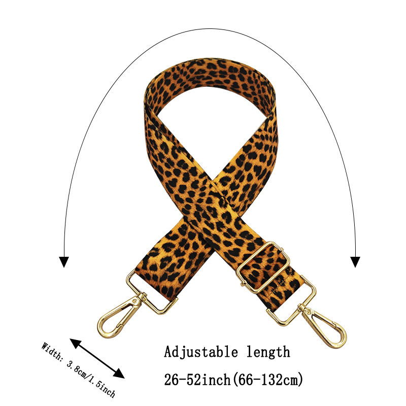 Miniatura: Fashionable and versatile leopard print shoulder strap, adjustable single should