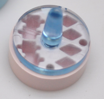 Hybrid Grid Box w/Pin Lid, Pink