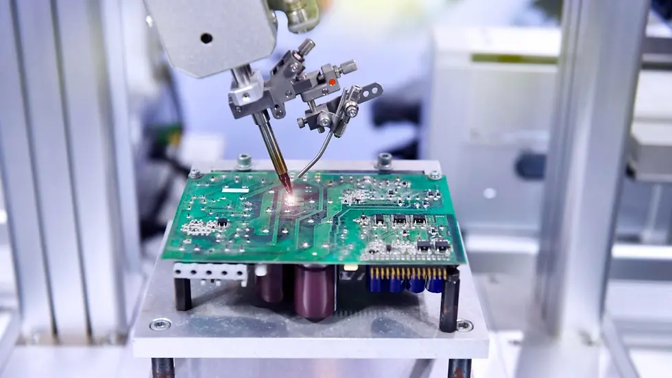 Automated soldering on printed circuit board