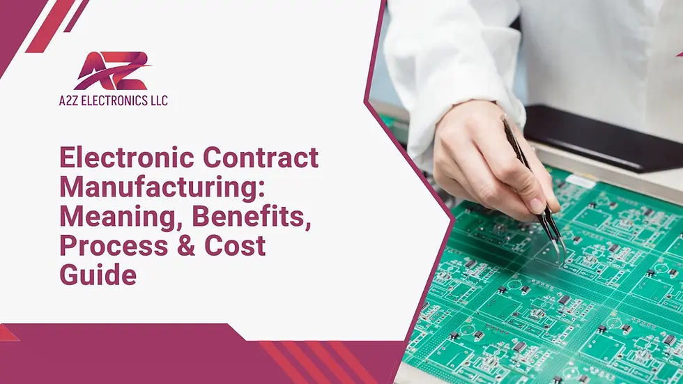A detailed blog guide on electronic contract manufacturing
